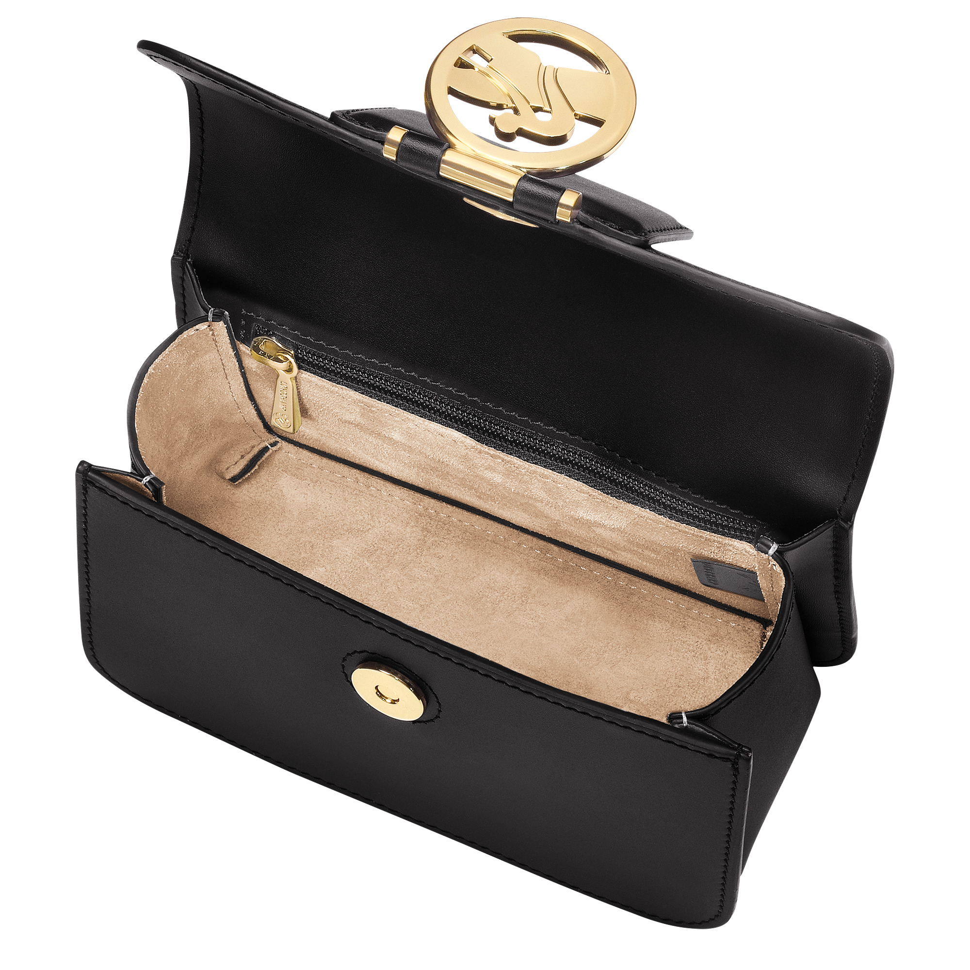 Box-Trot XS Crossbody bag Black - Leather - 5