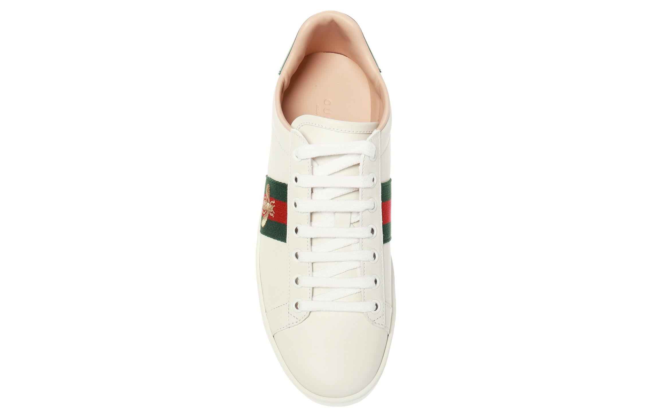 (WMNS) Gucci Ace Embroidered Platform 'White' 577573-DOPE0-9064 - 3