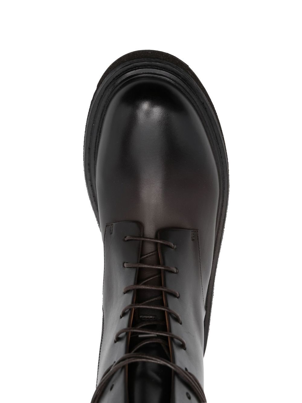 lace-up leather boots - 4