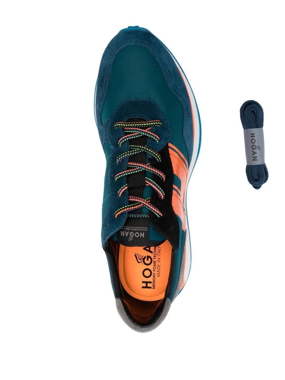 logo-print low-top sneakers - 4