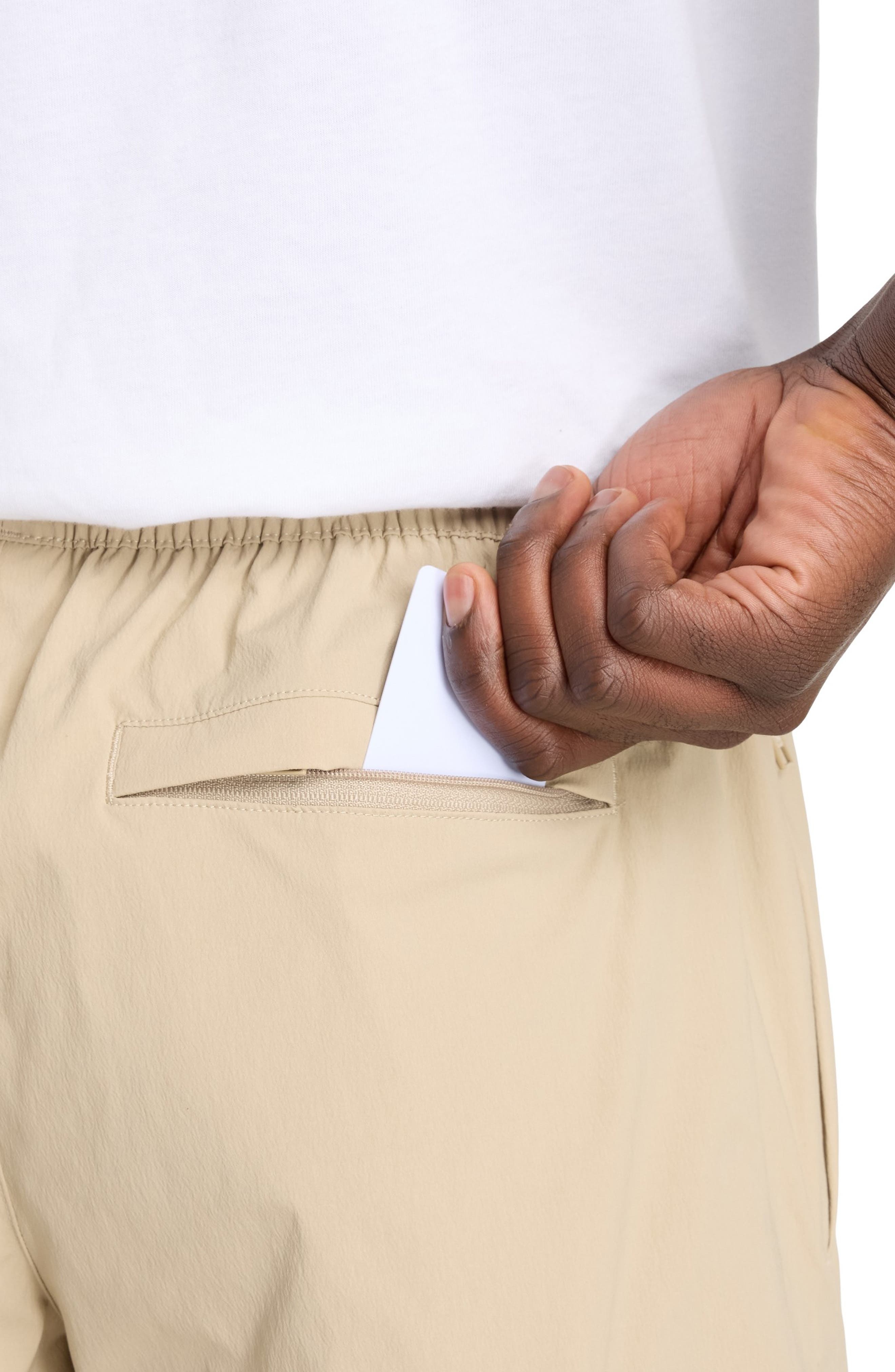 New Balance Athletics Woven Stretch Nylon Shorts in Stoneware at Nordstrom - 5