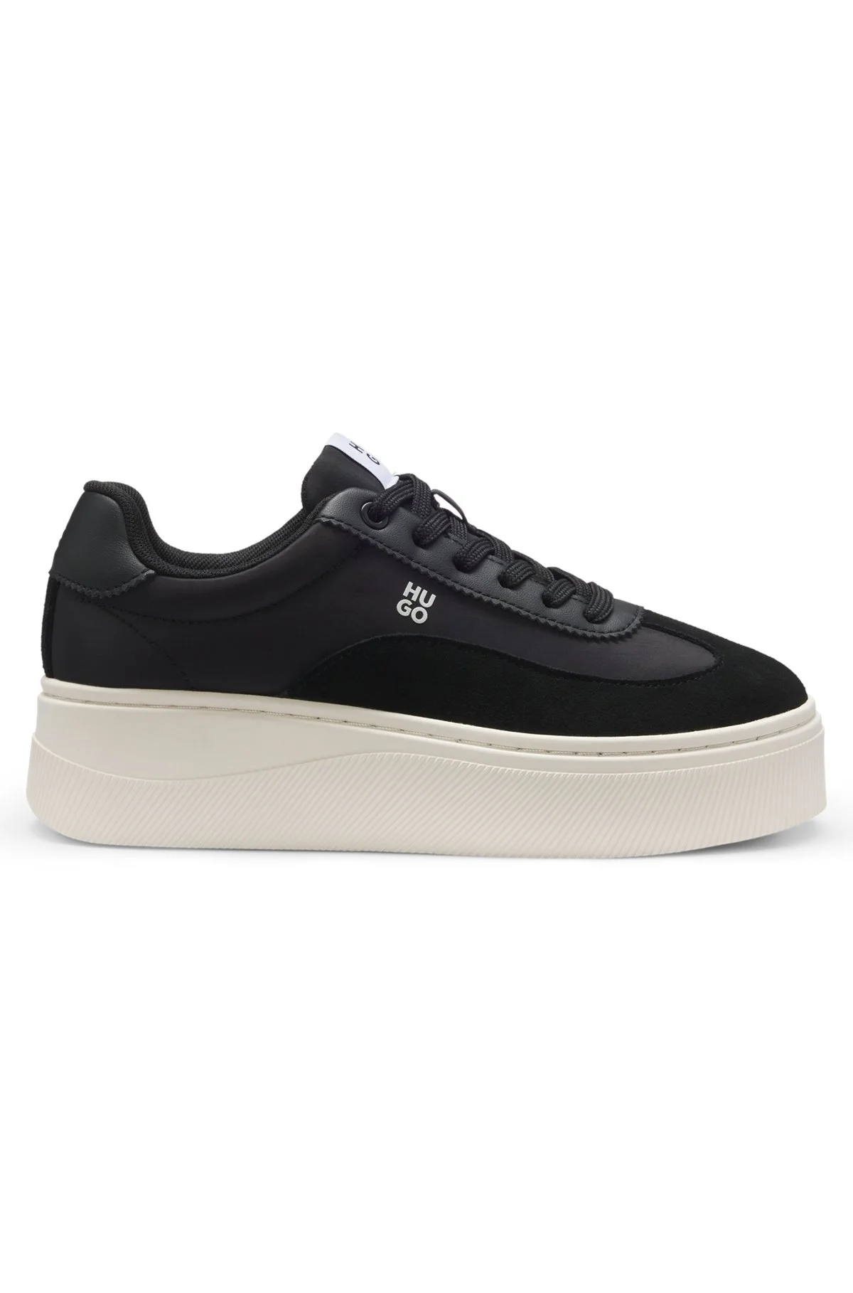 PLATFORM SNEAKERS WITH SUEDE TRIMS AND COMFORT INSOLE - 1