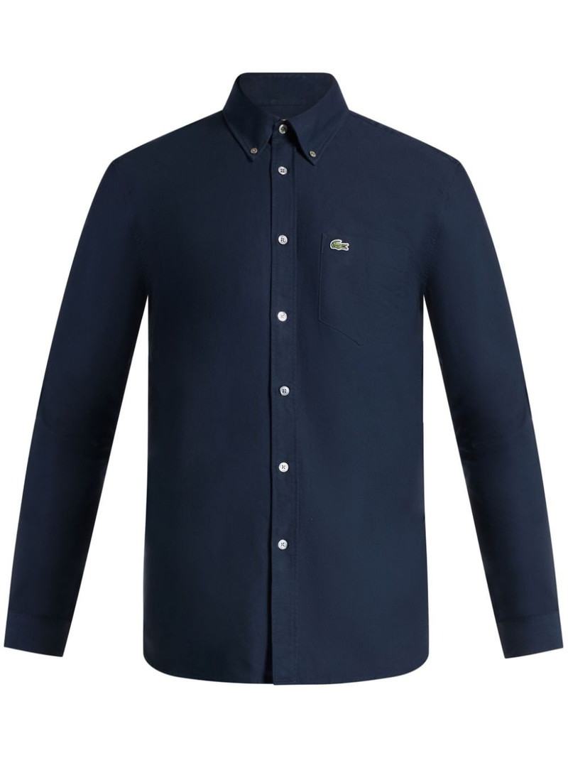 logo-appliquÃ© cotton shirt 1