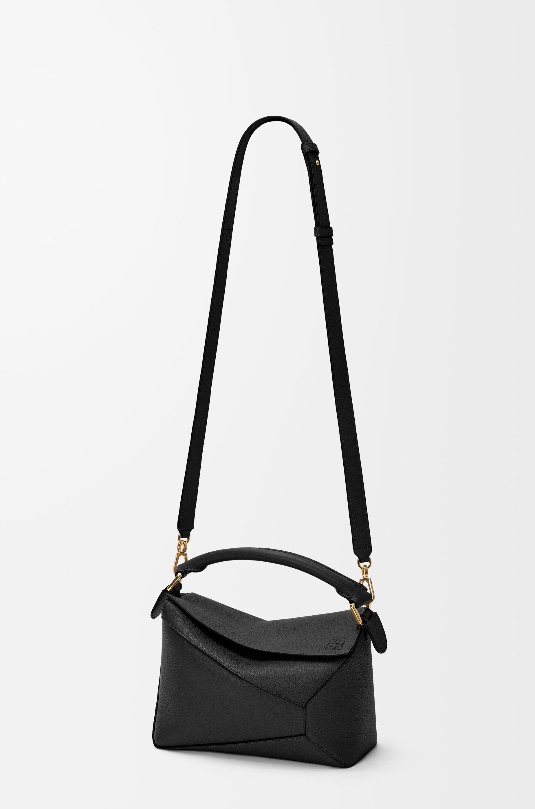 Small Puzzle Edge bag in soft grained calfskin - 8