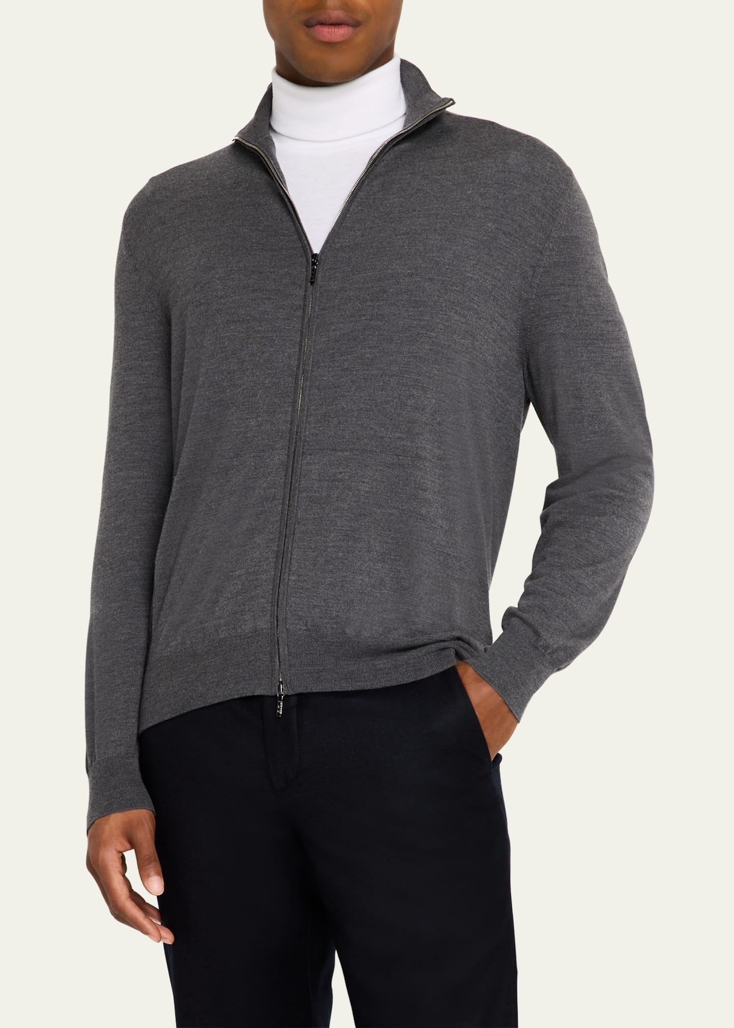 Men's The Gift Of Kings Wool Bomber Sweater - 4