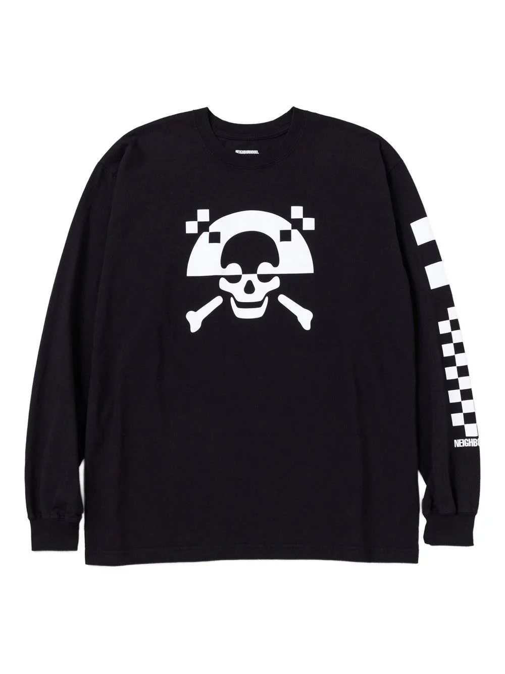 skull-print long-sleeve T-shirt - 1