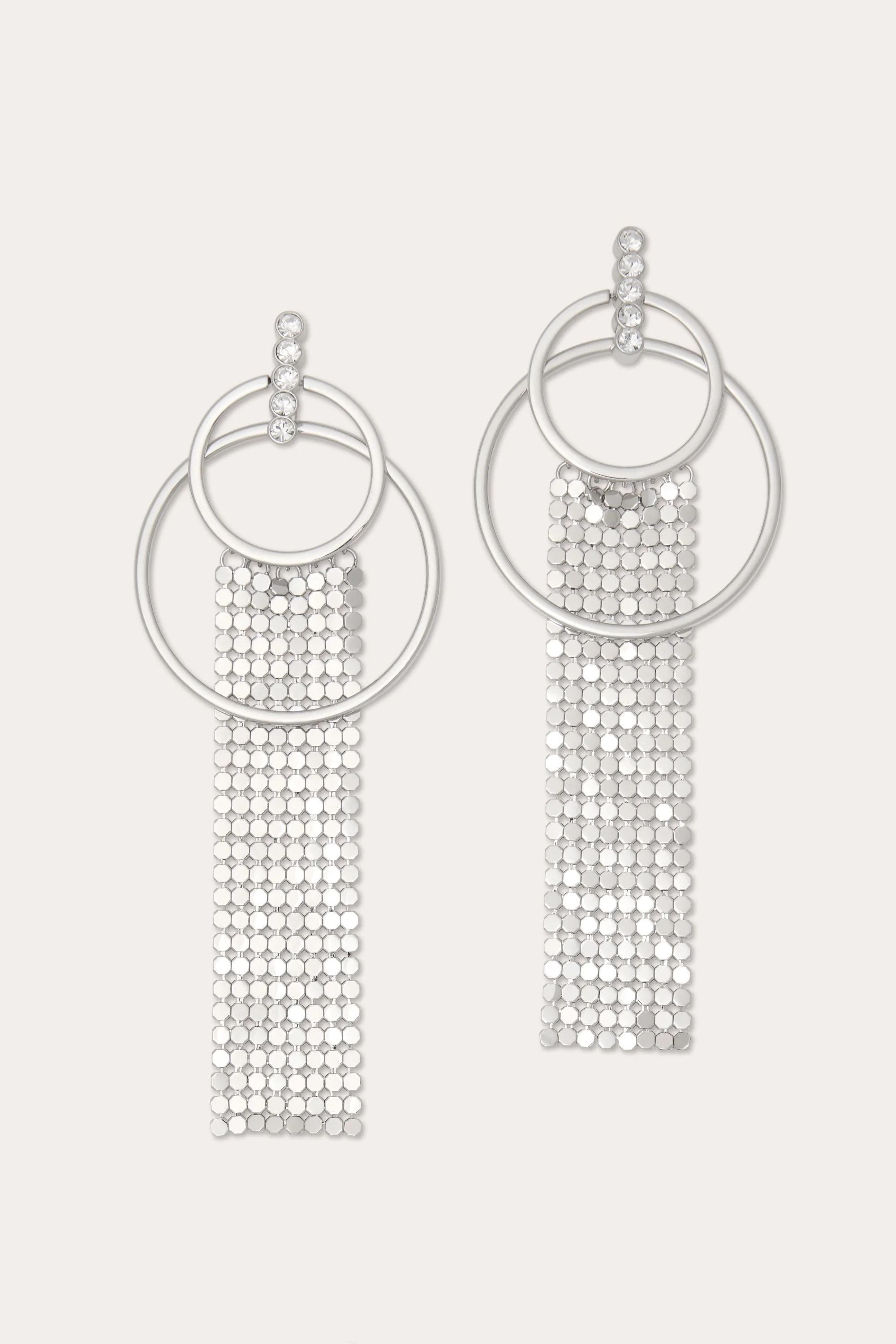 Nora Chain Mesh Earrings - 1