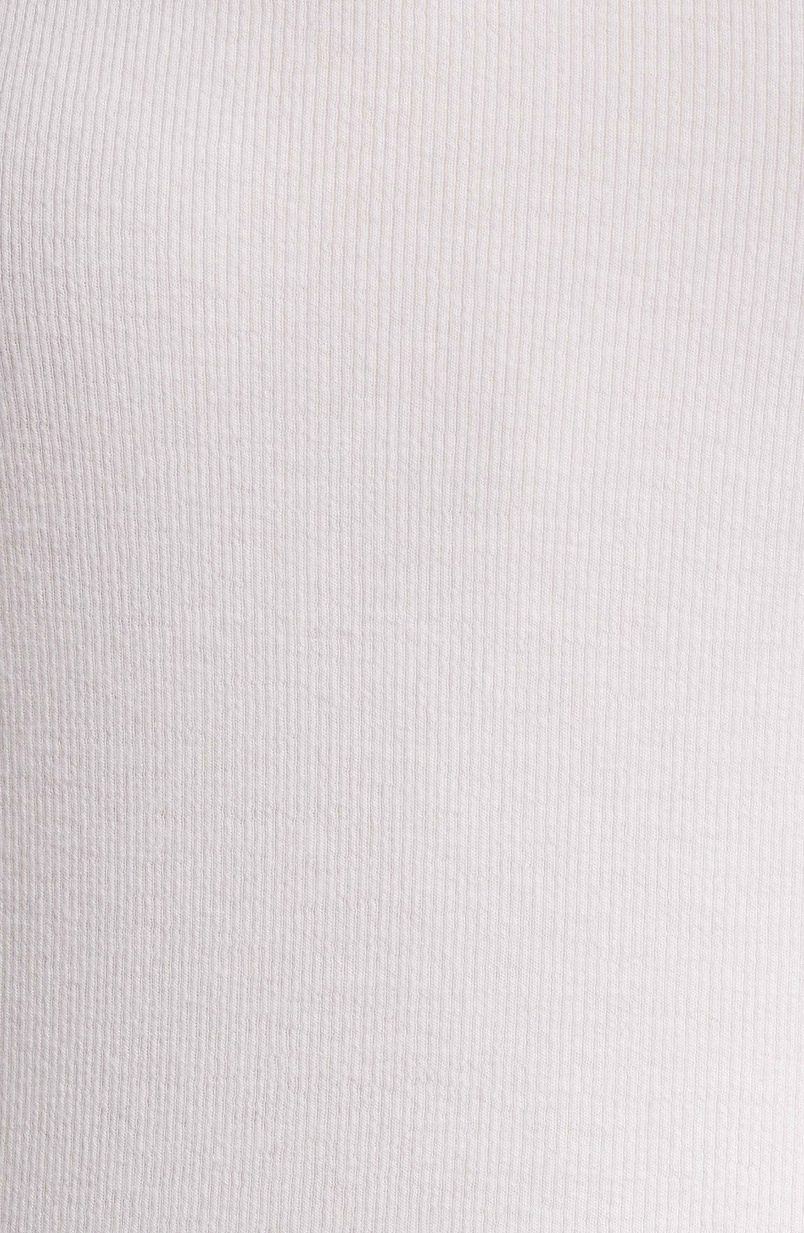 FRAME Rib Baby Tee in White at Nordstrom - 6