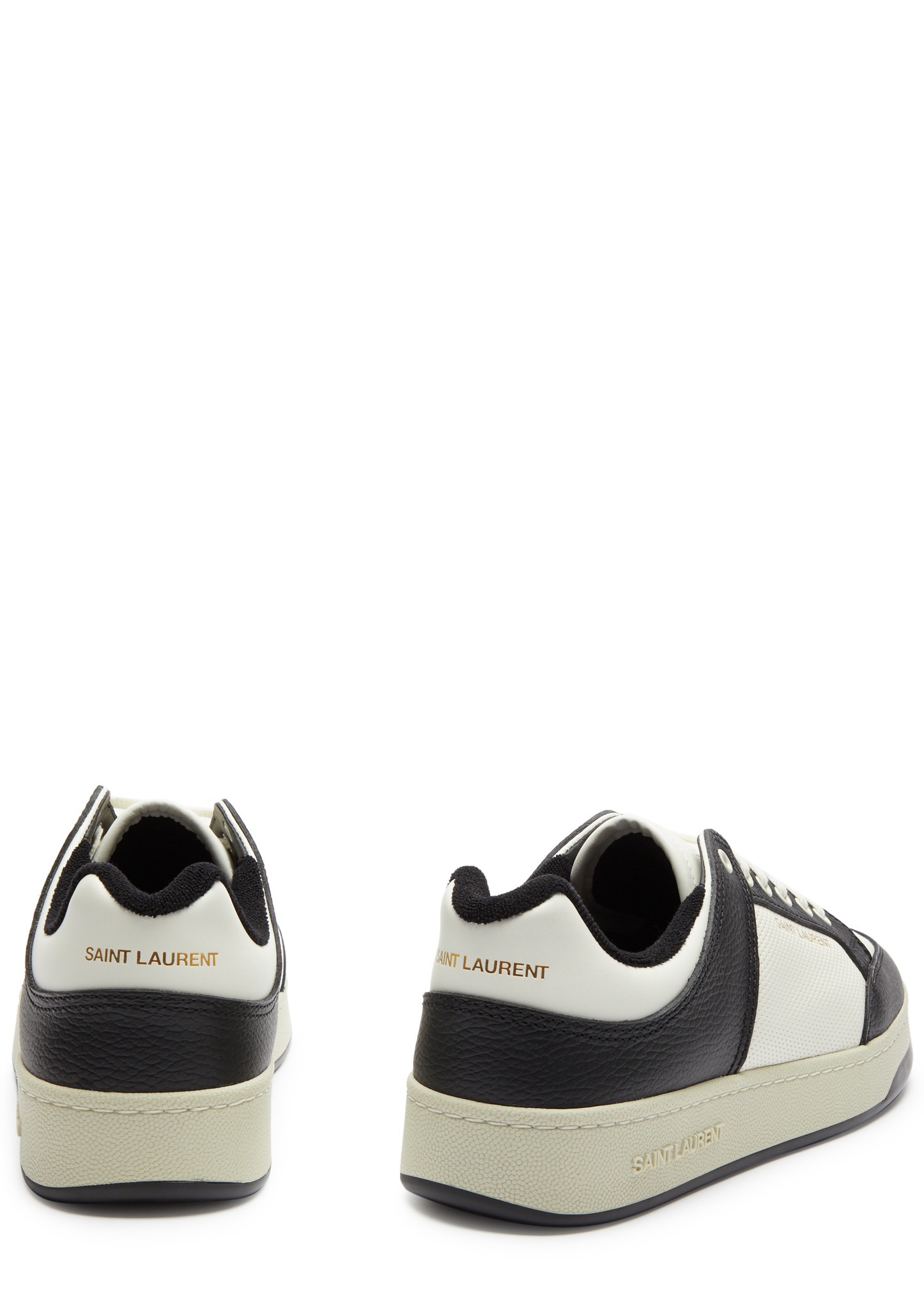 SL/61 panelled leather sneakers - 3