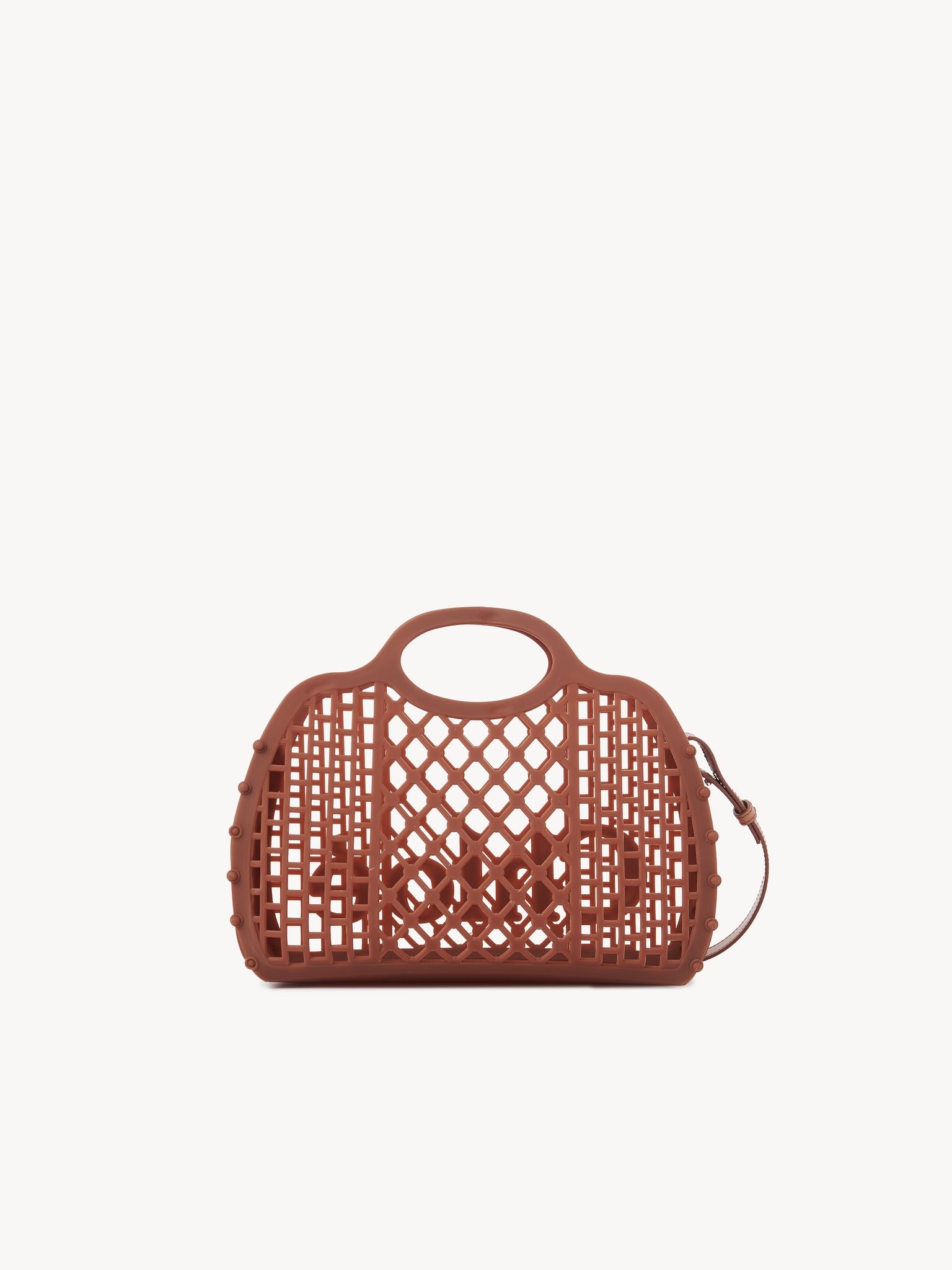 CHLOÉ CAGE TOTE BAG IN JELLY - 4