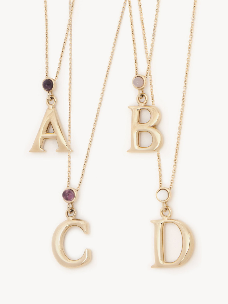 Chloé ALPHABET NECKLACE WITH PENDANT A outlook