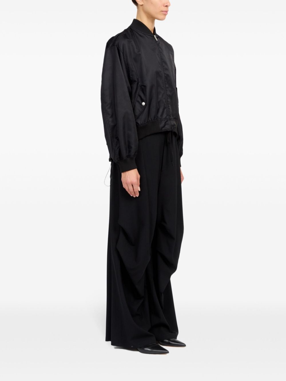 numbers-print bomber jacket - 3