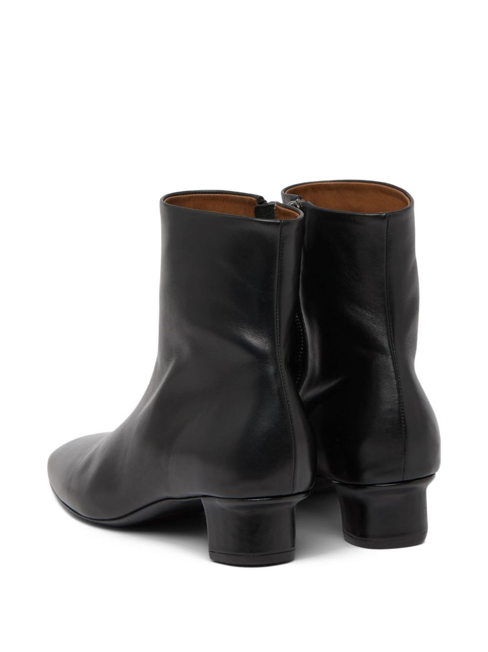 leather zip-fastening boots - 3