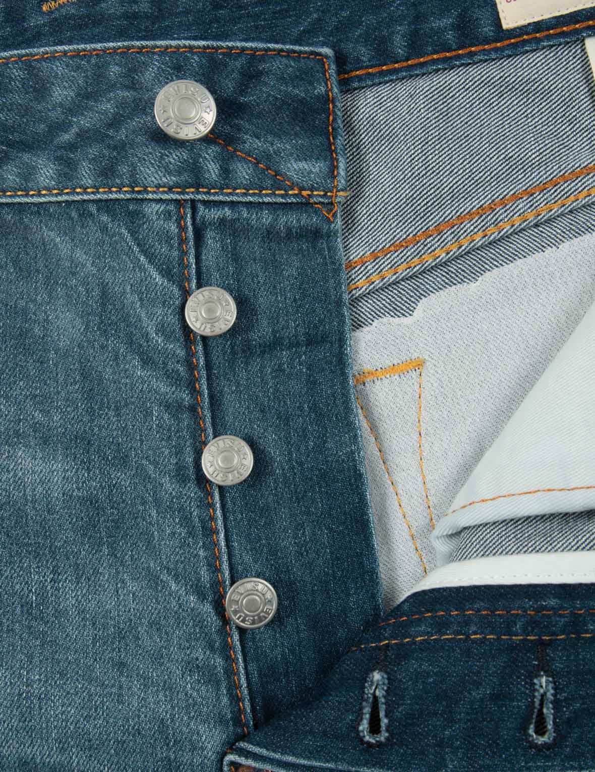 TAIKO DARUMA PRINT CROPPED-FIT JEANS #2027 - 8