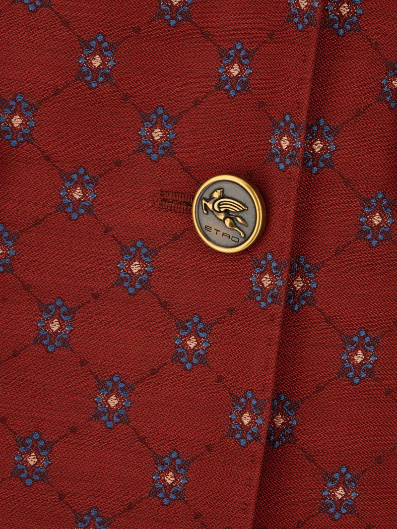 geometric-pattern double-breasted blazer 3