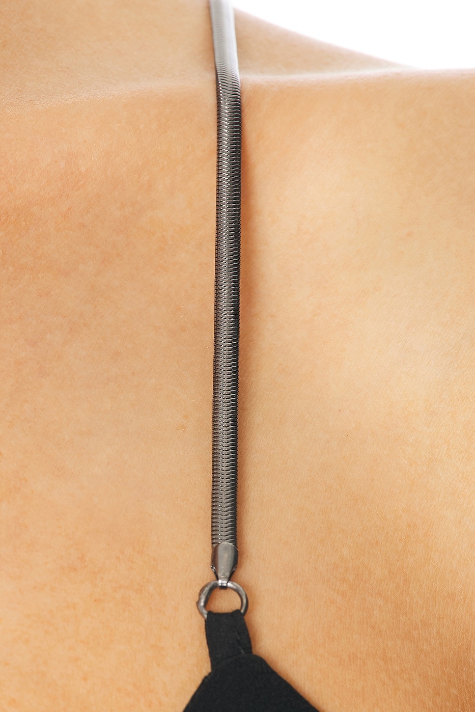 Fine Chain Silk Slip Dress - 4