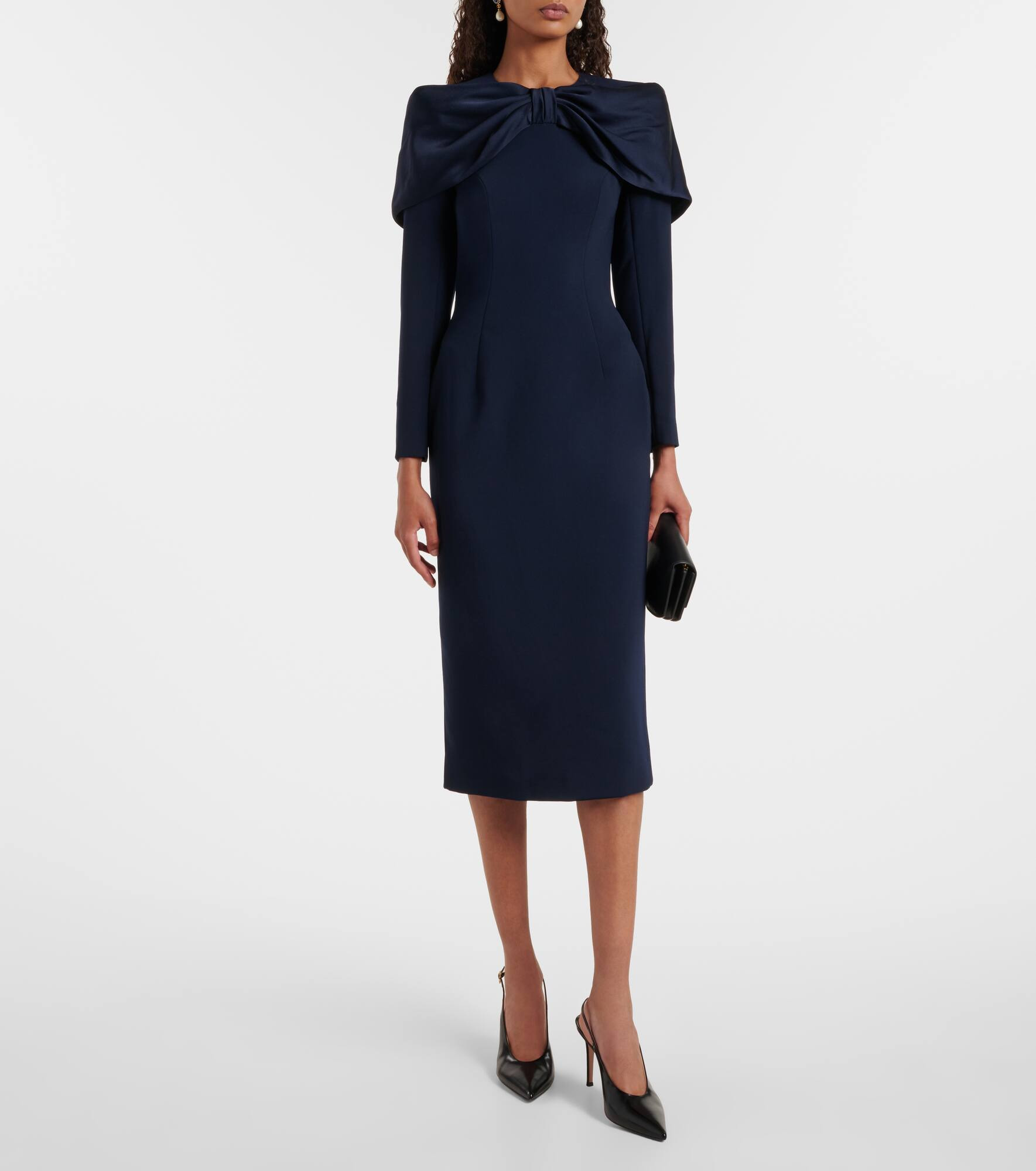Penny caped midi dress - 2