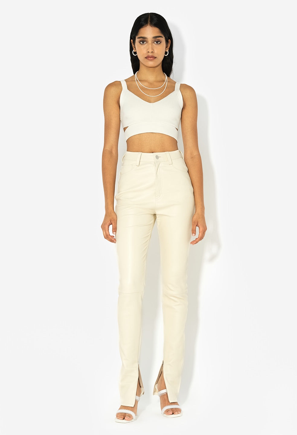 SILK COTTON BODY-CON TANK - 1