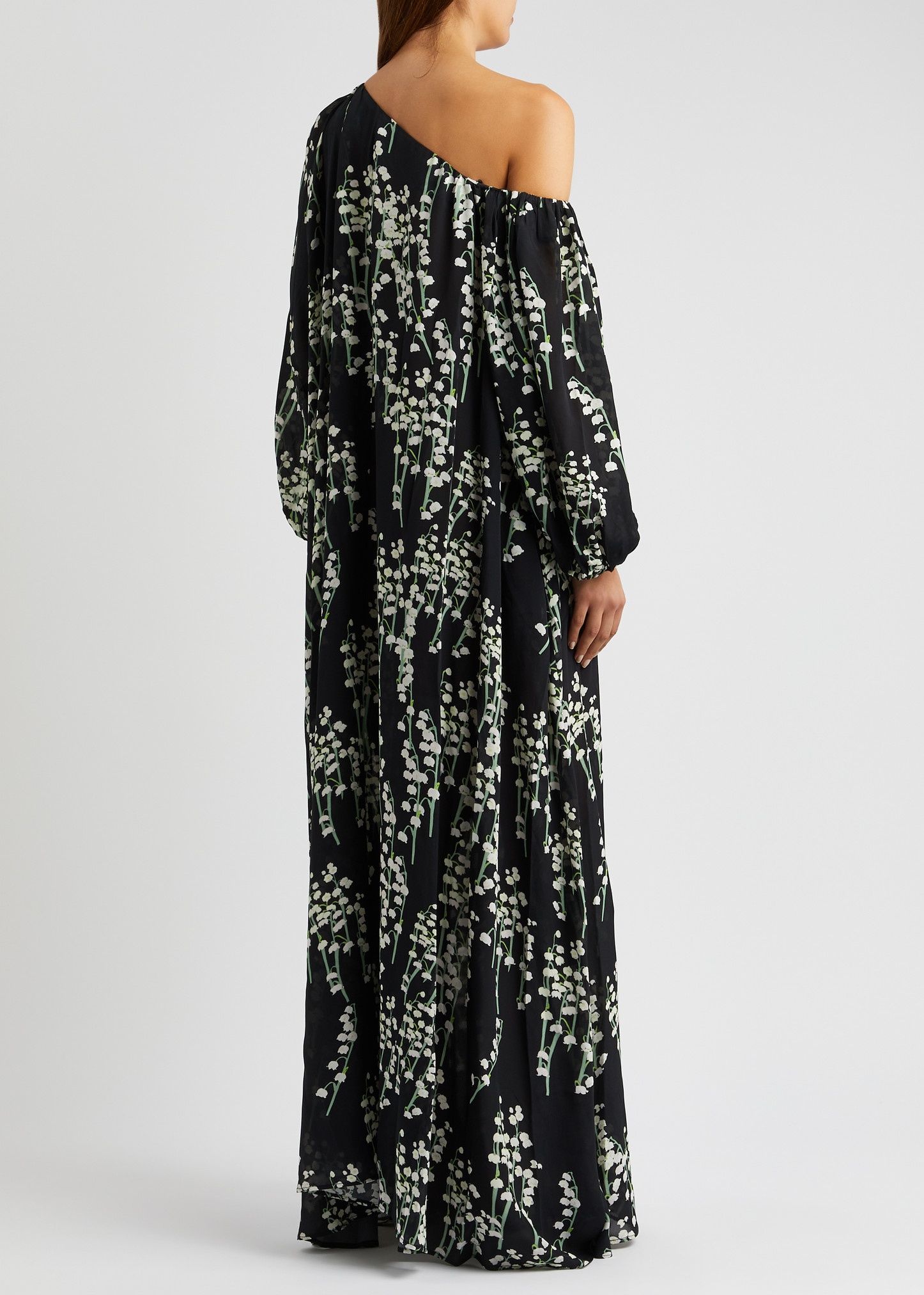 Ninouk floral-print chiffon gown - 3