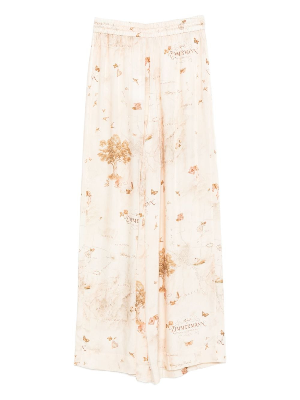 drawstring straight-leg trousers - 2