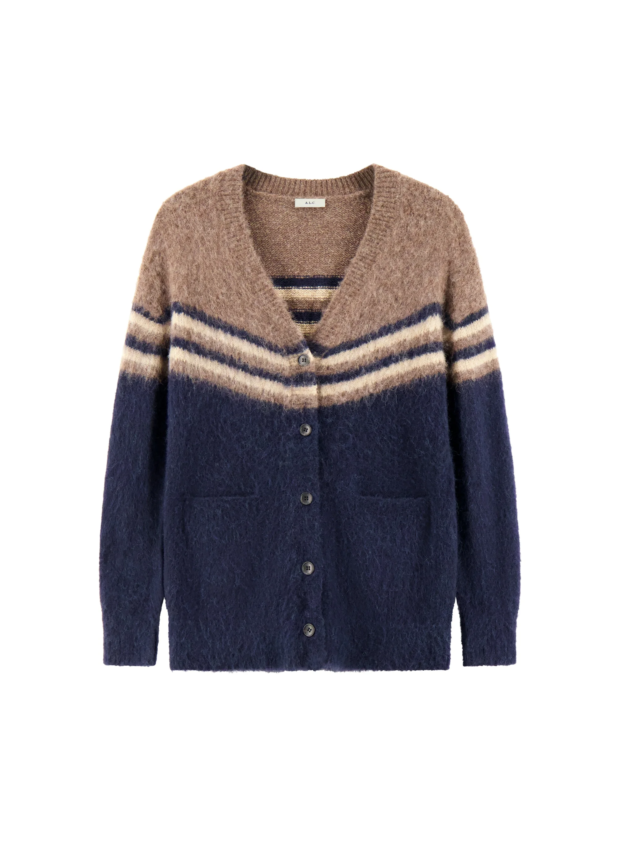 Suzanne Brushed Alpaca Cardigan - 1