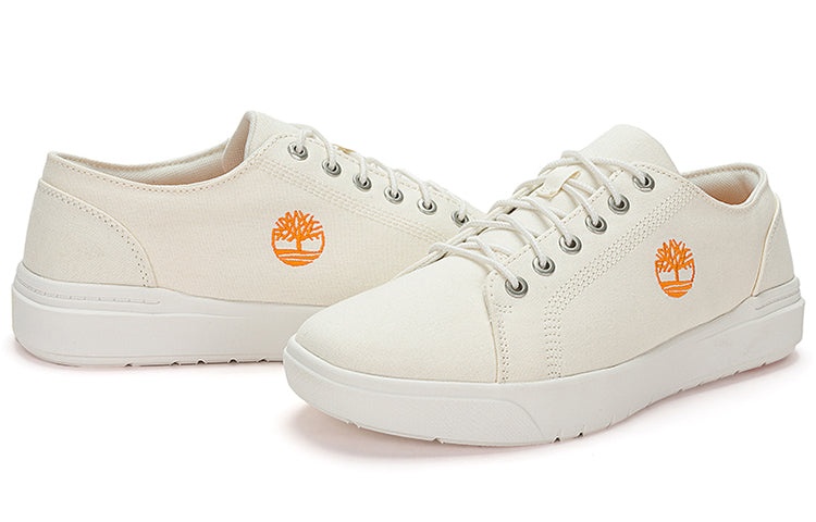 Timberland Seneca Bay Fabric Oxford Shoes 'White' A5P5GW - 5