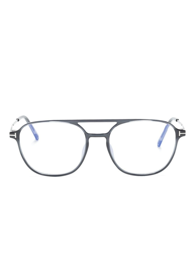 pilot-frame acetate glasses 1