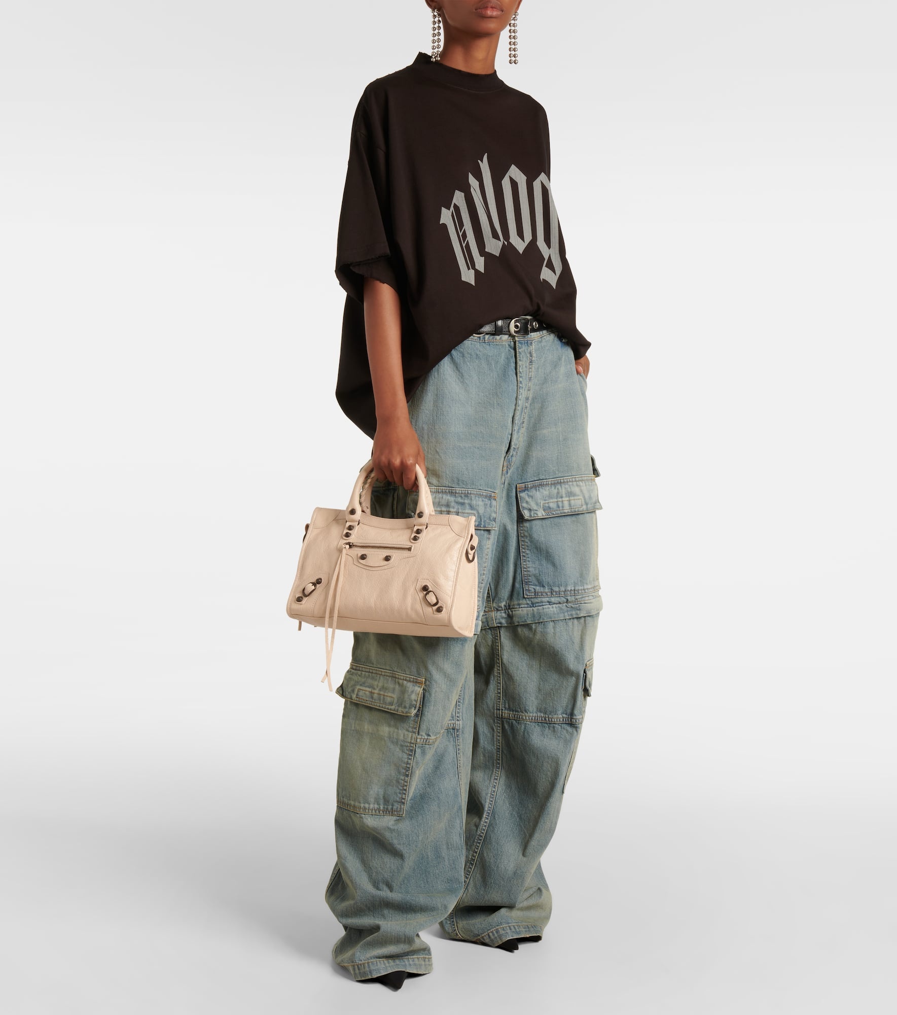 Le City Small leather tote bag - 5