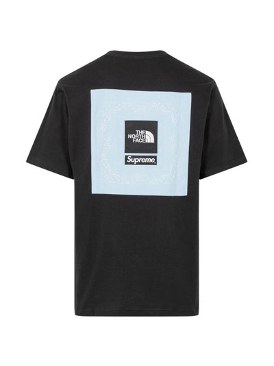 Supreme x The North Face logo-embroidered Bandana T-shirt outlook