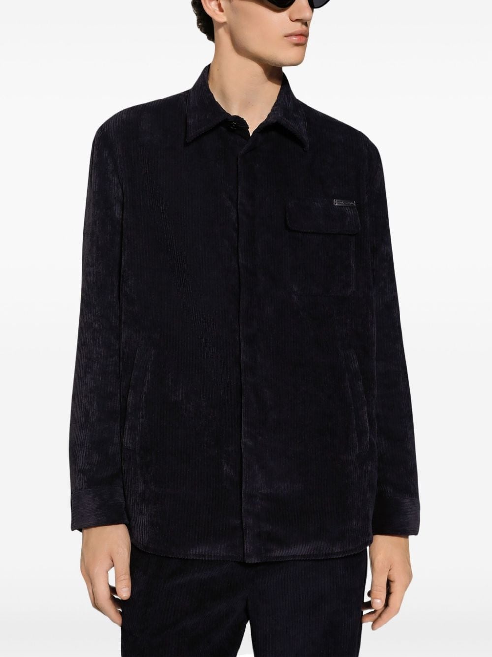 corduroy shirt jacket - 5