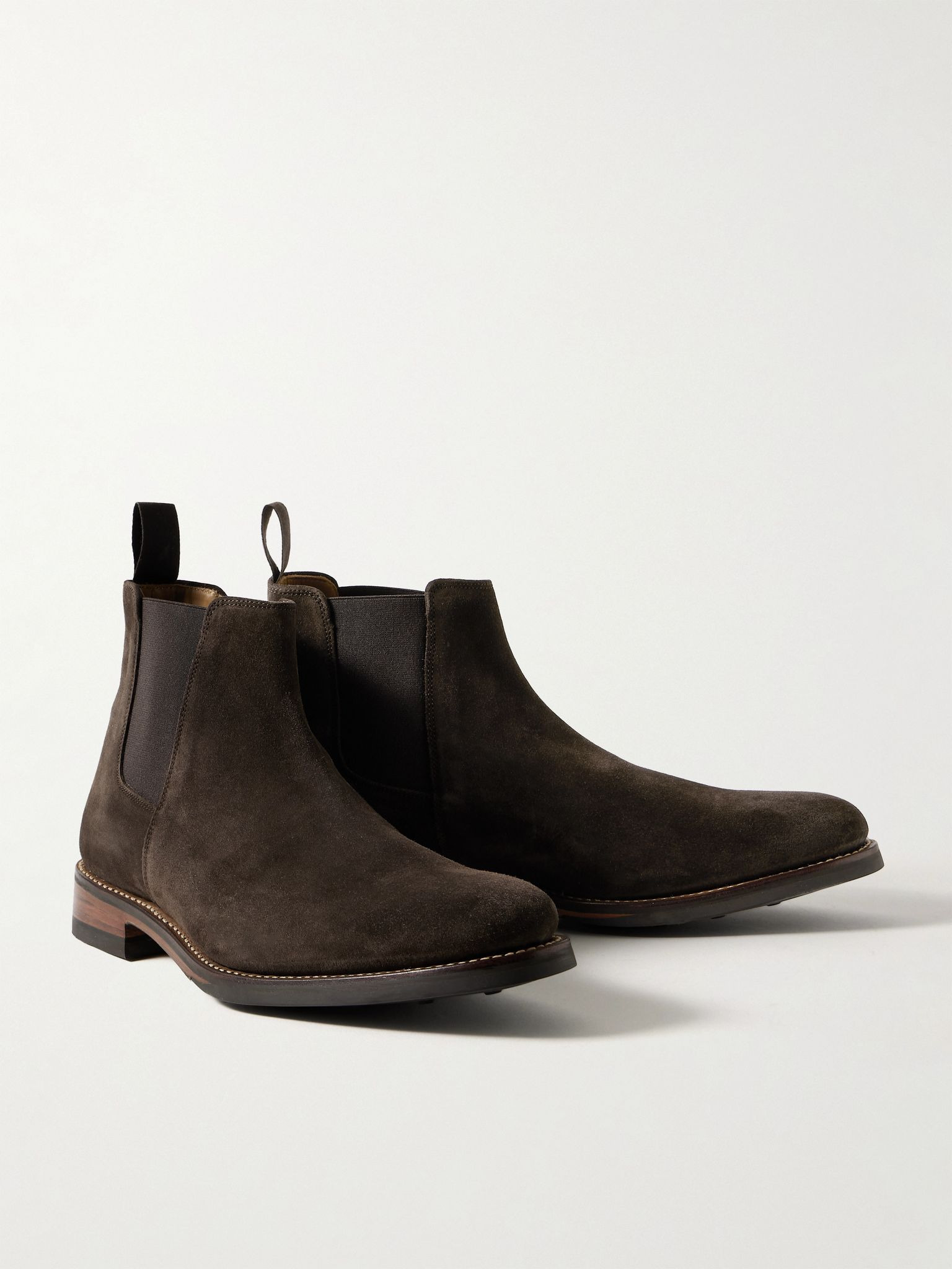Declan Suede Chelsea Boots Dark brown - 4