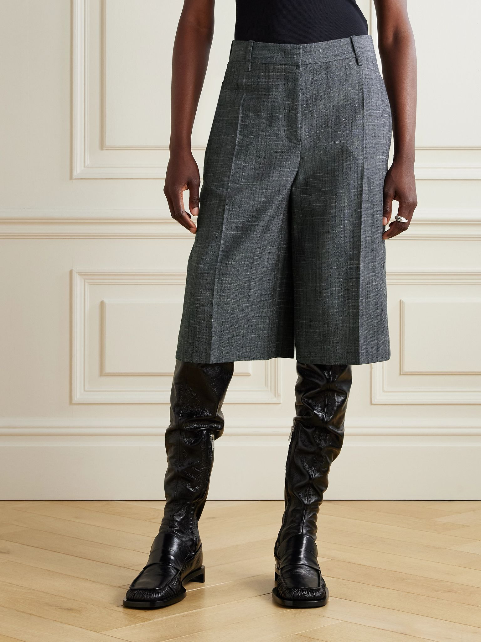 Woven shorts Dark gray - 3