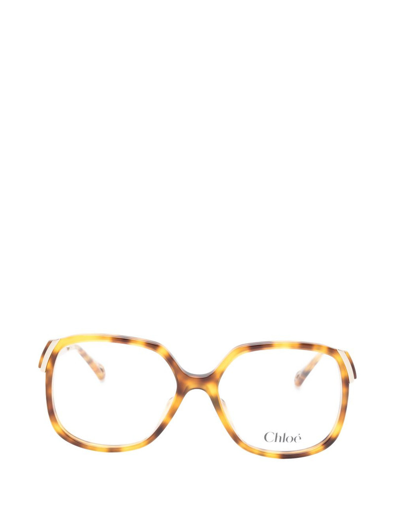 geometric-frame glasses 1