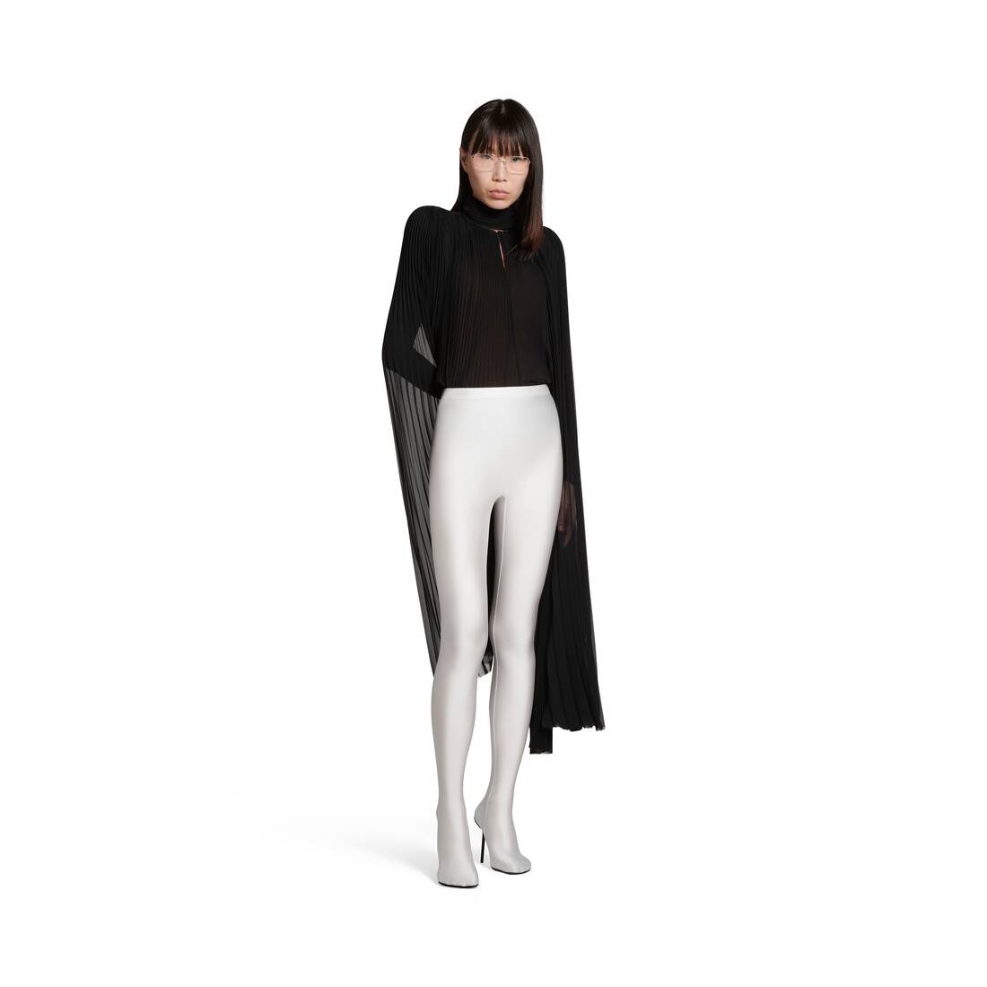 Women's Anatomic Pantaleggings in White/black - 1