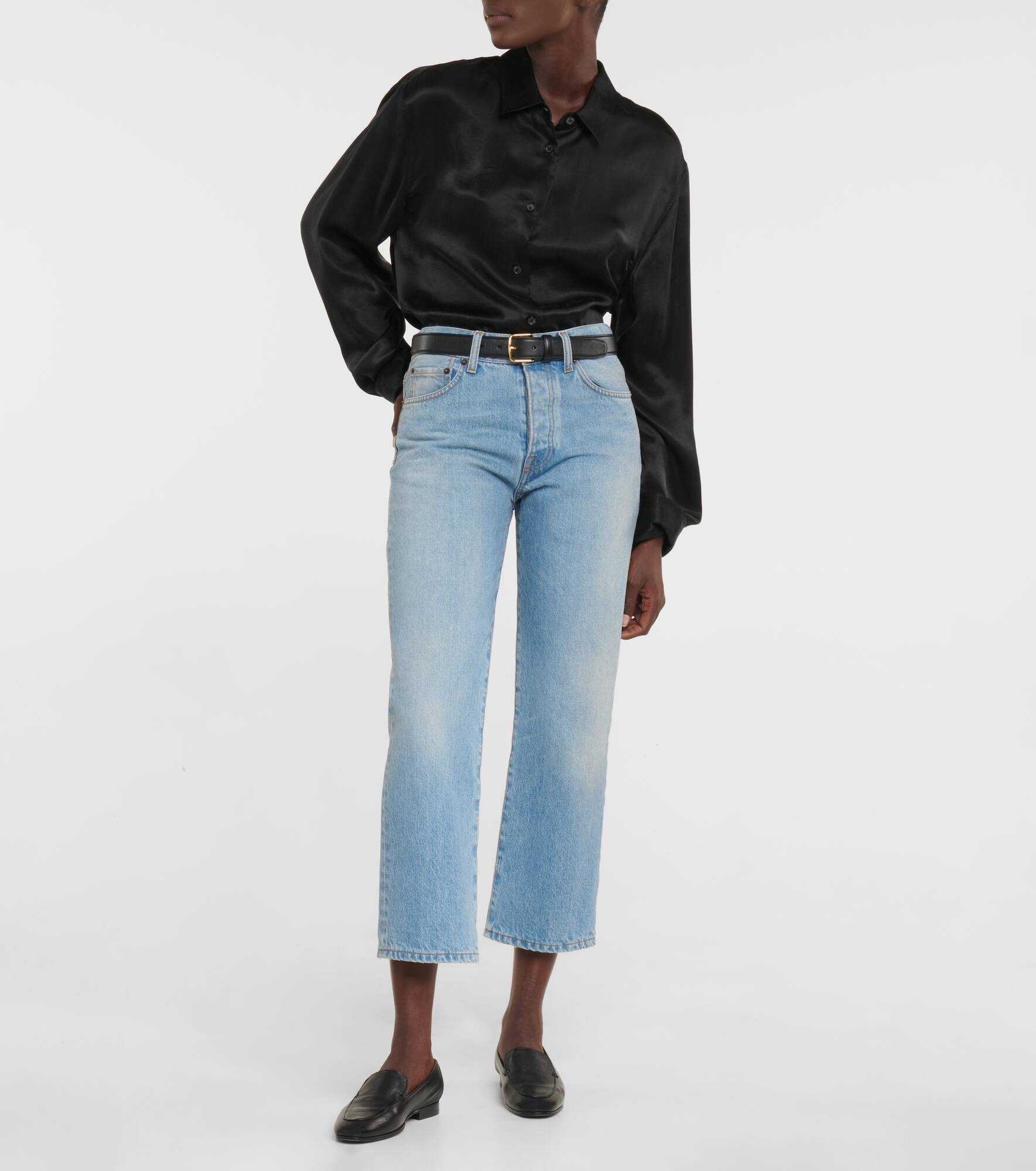 Lesley cropped denim jeans - 2