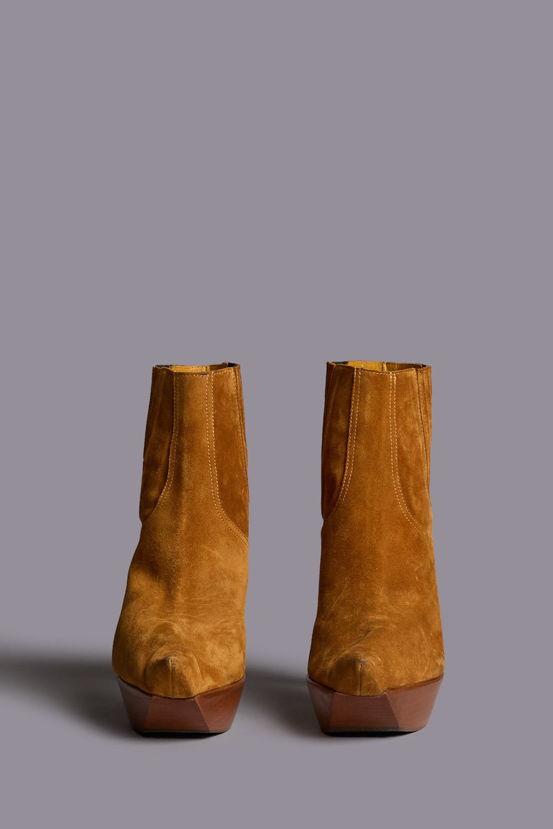 R13 POINTY TOE PLATFORM HEELED BOOT outlook