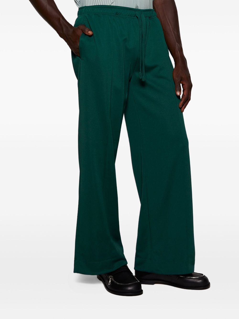 logo-appliqué drawstring trousers - 3