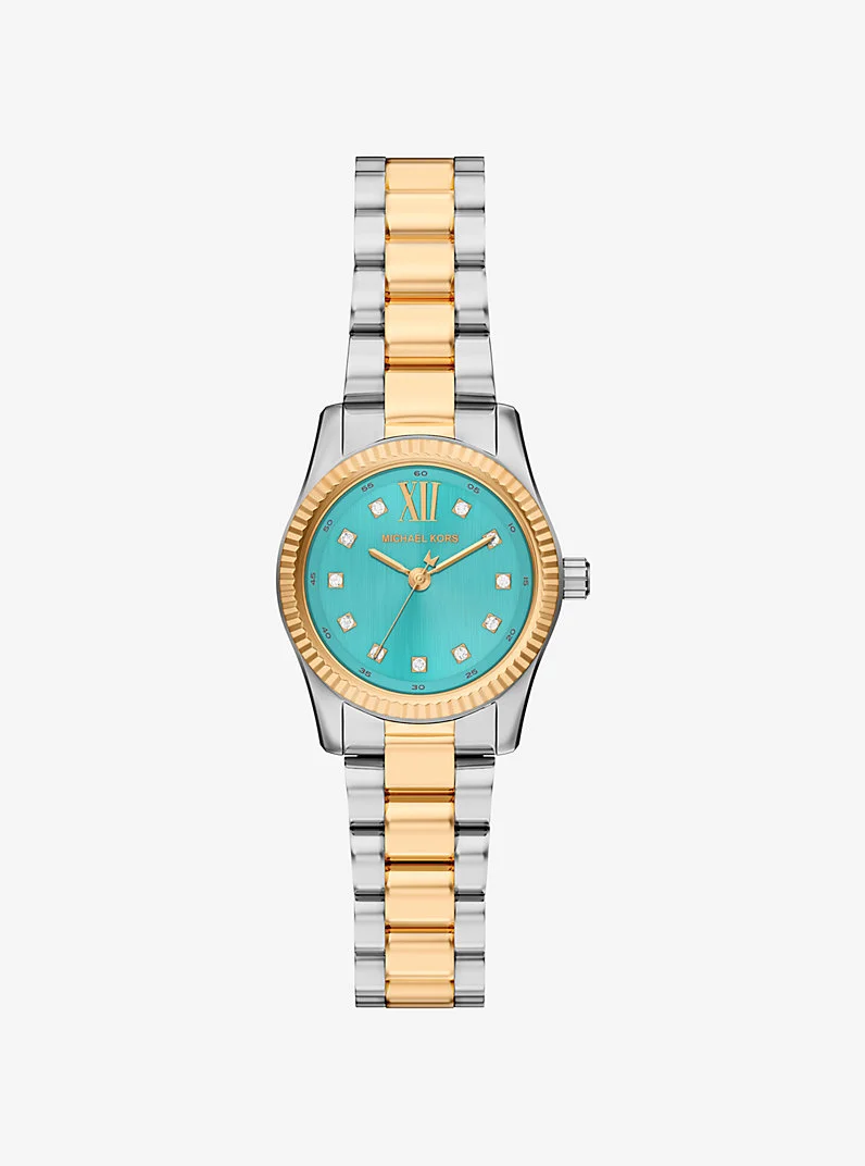 Petite Lexington Pavé Two-Tone Watch - 1