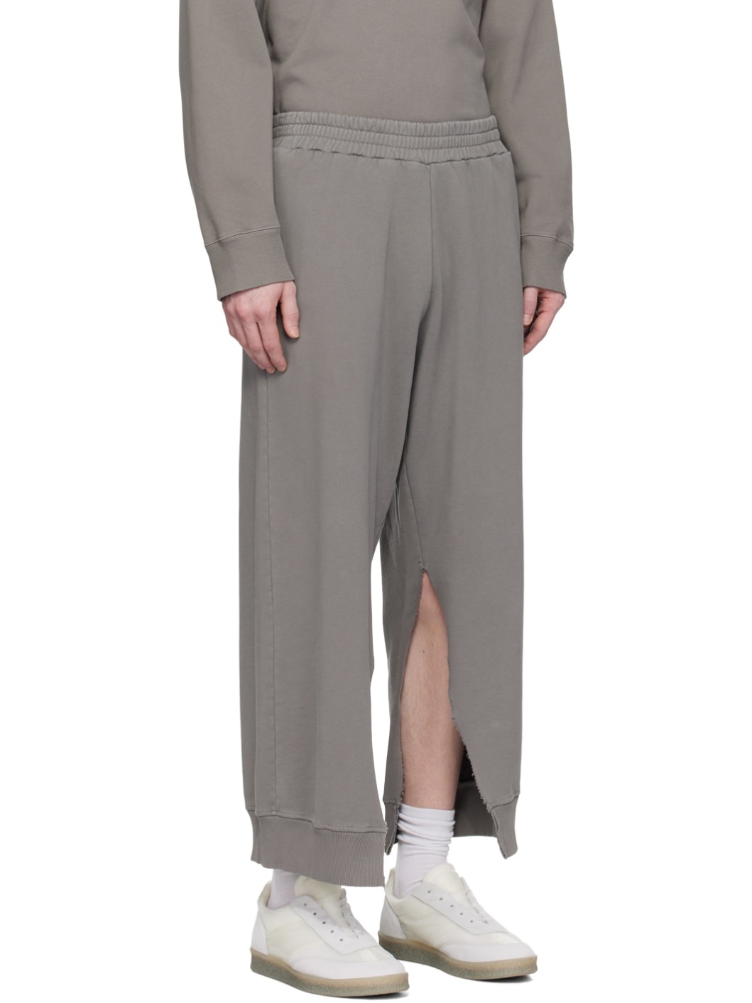 Taupe Elasticized Sweatpants - 2