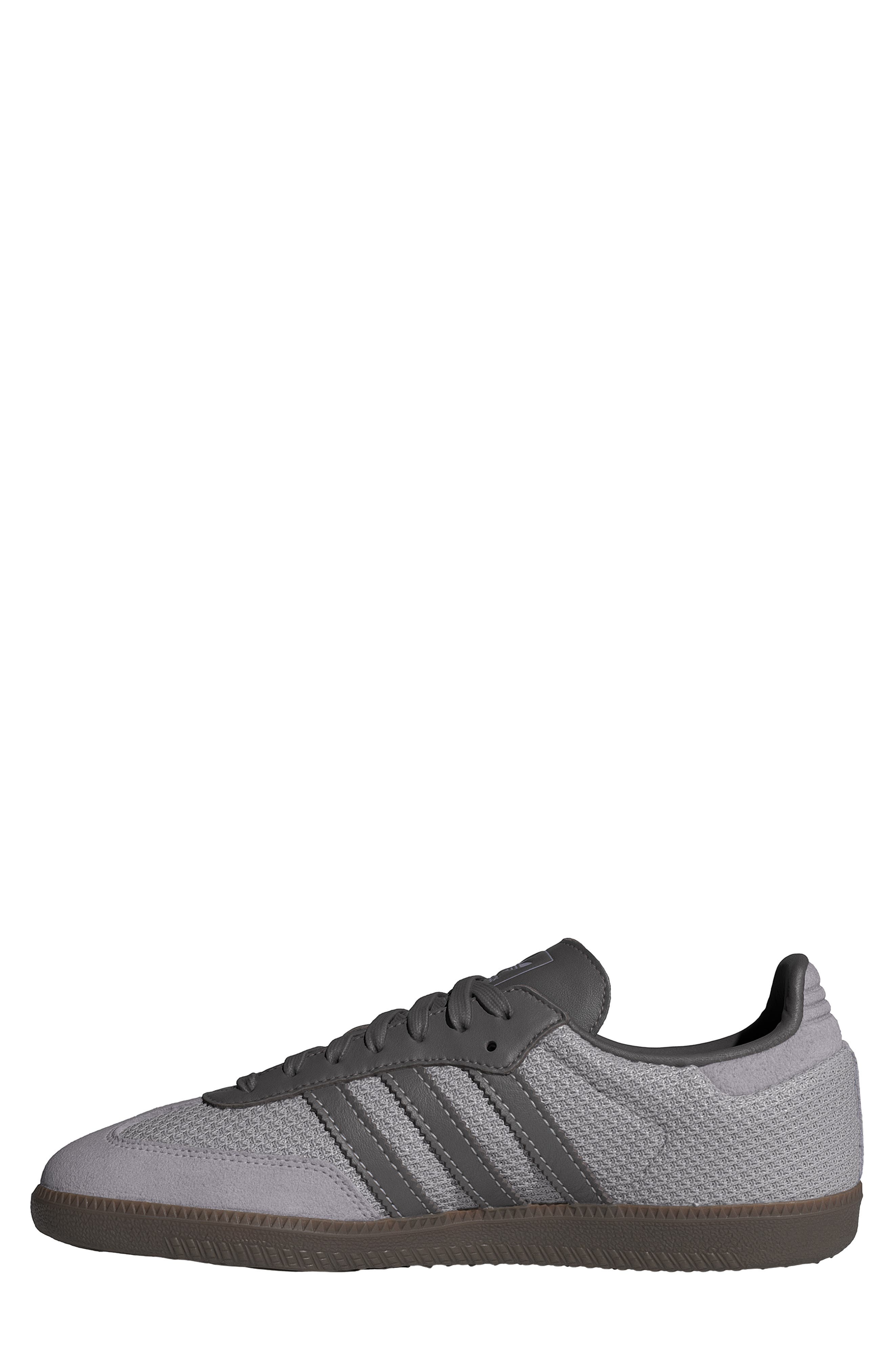 adidas Samba OG Sneaker in Glory Grey/Charcoal/Gum at Nordstrom - 6