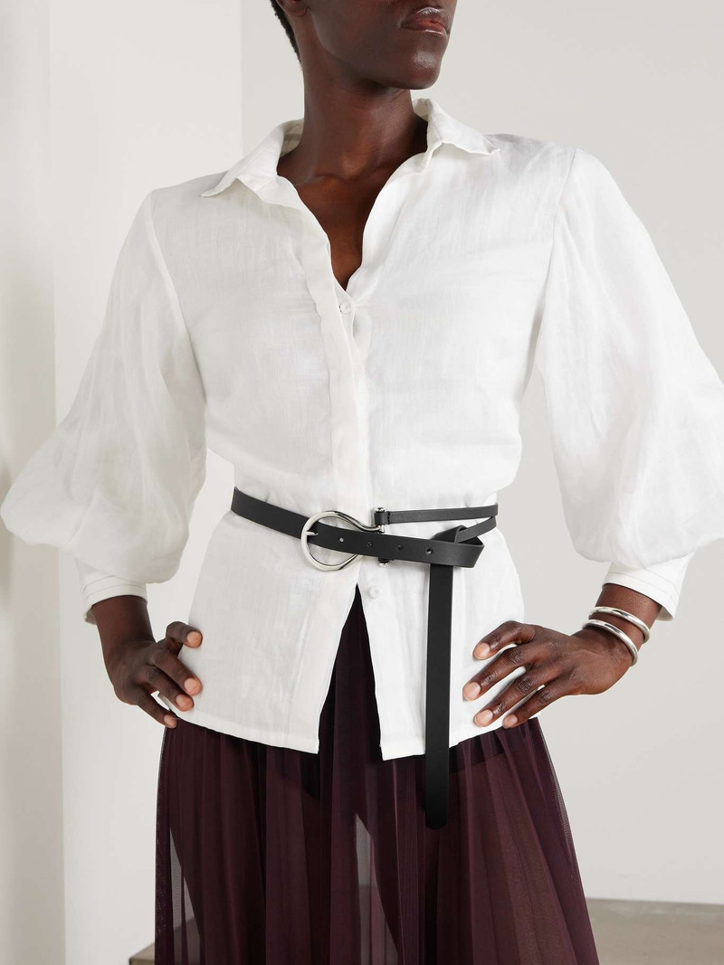 Anderson's Leather belt Black outlook