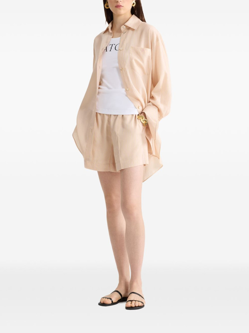 PATOU striped-pattern shorts outlook