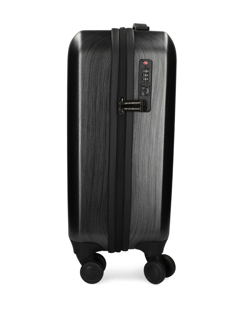 logo-embossed luggage 4