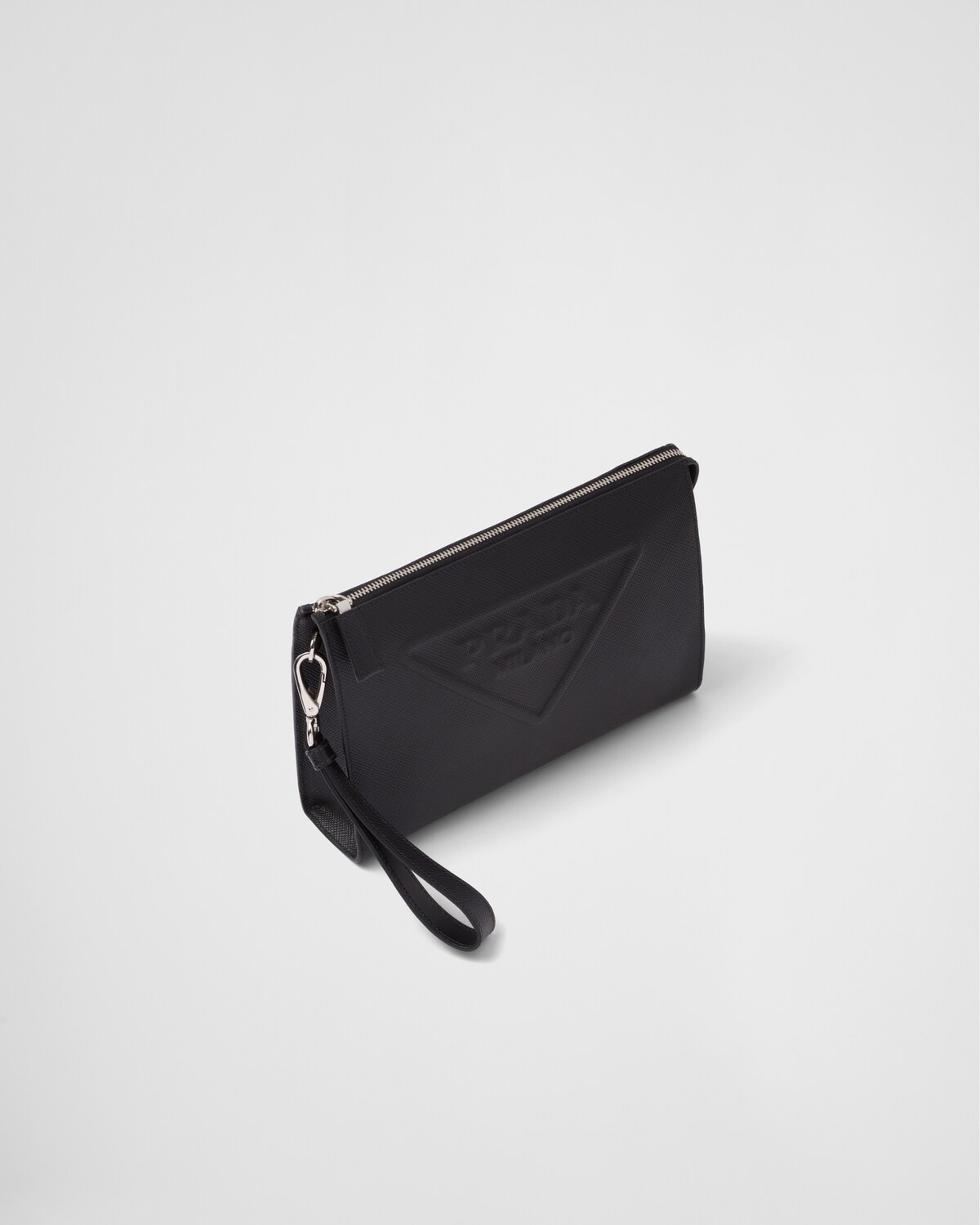 Saffiano leather pouch - 3