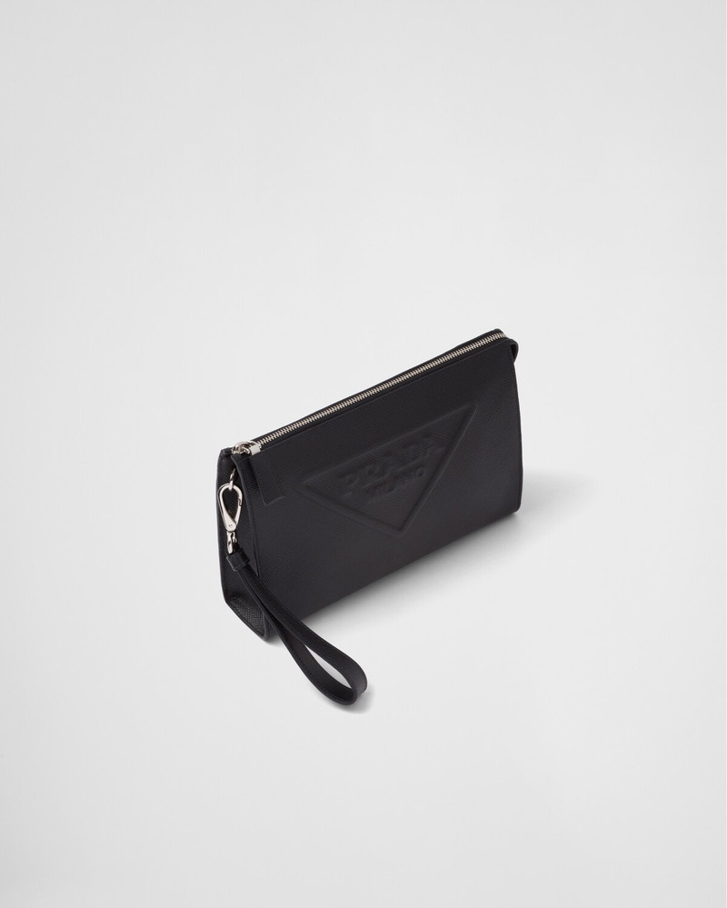 Saffiano leather pouch 3