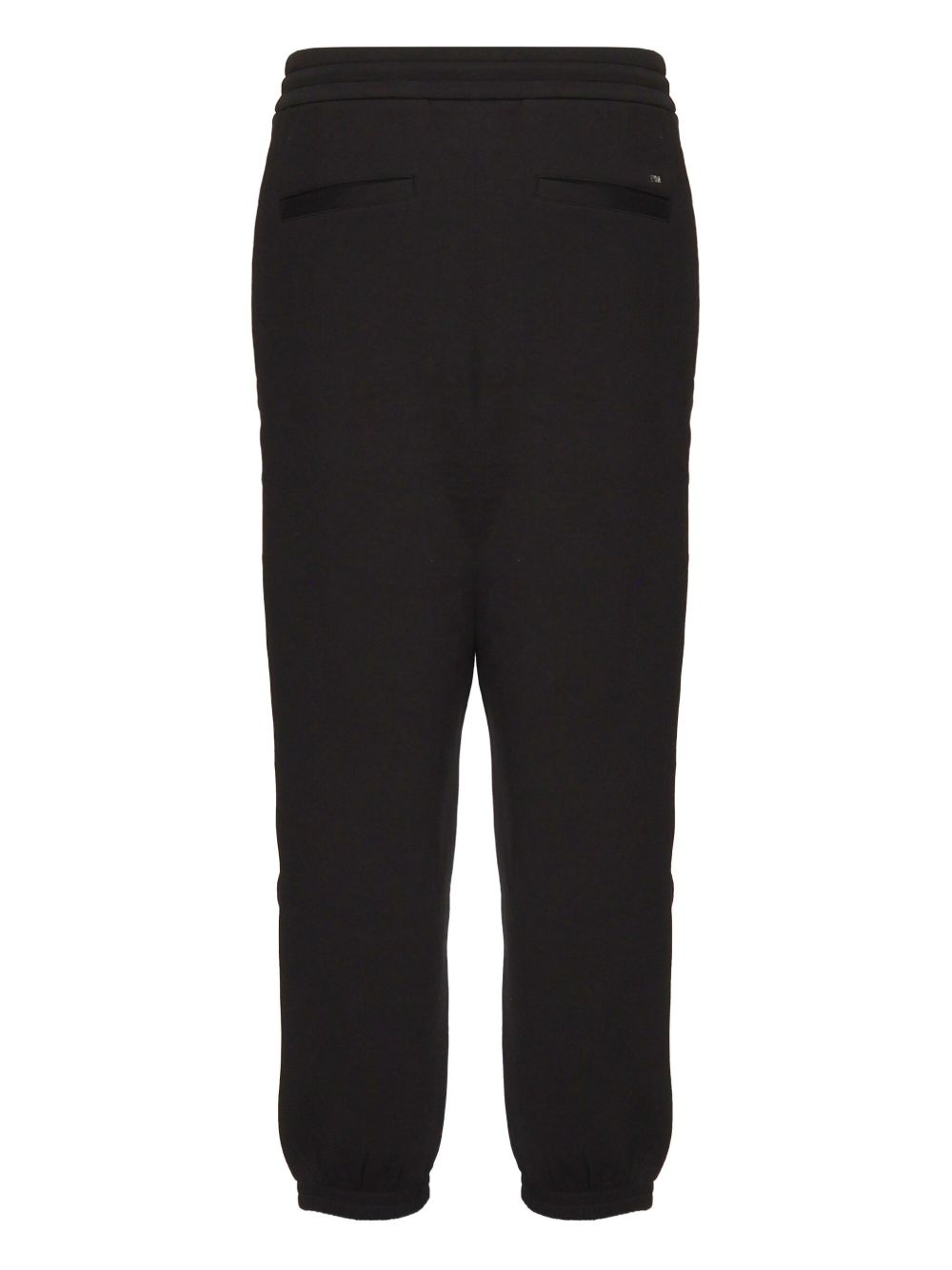 elasticated-waistband cuffed track pants - 3