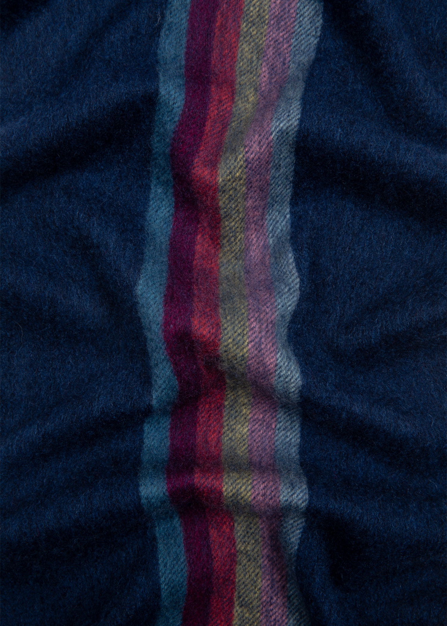 'Artist Stripe' Central Band Cashmere Scarf - 3