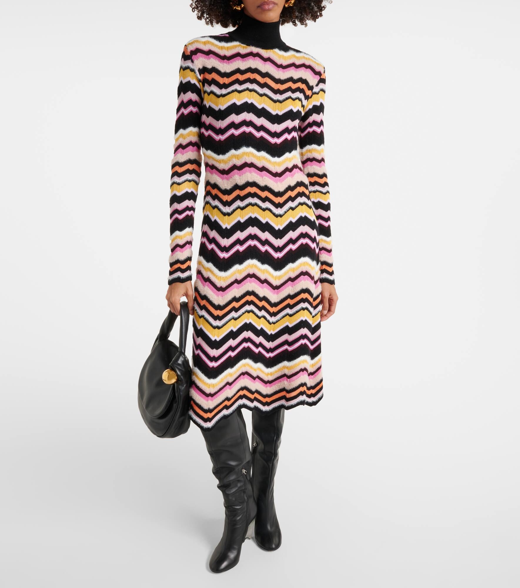 Zig Zag sweater dress - 6