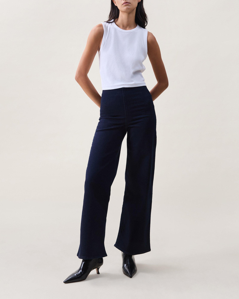 Serena Pull-On Jeans High Stretch in Rinse 1