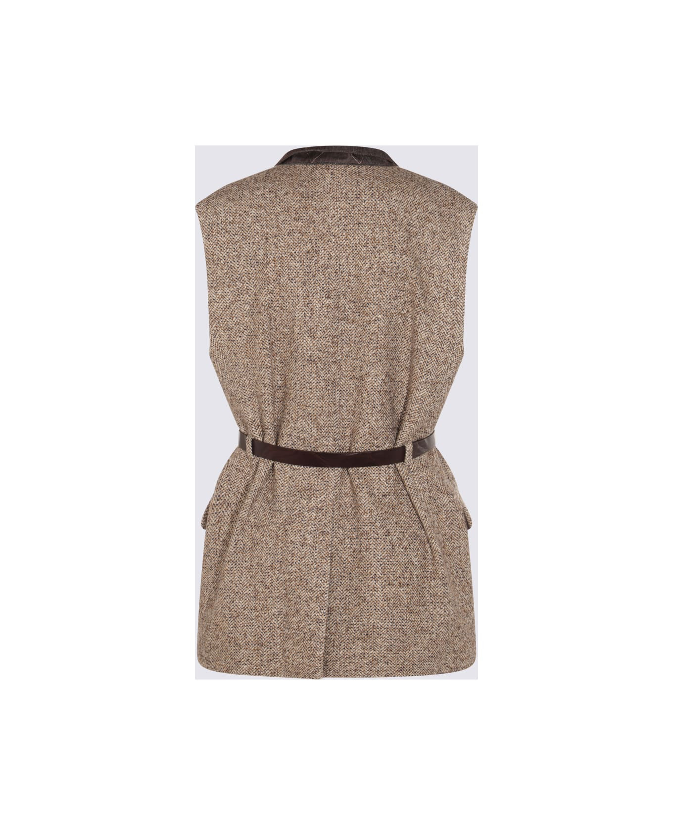 Brown Wool Blazer - 2